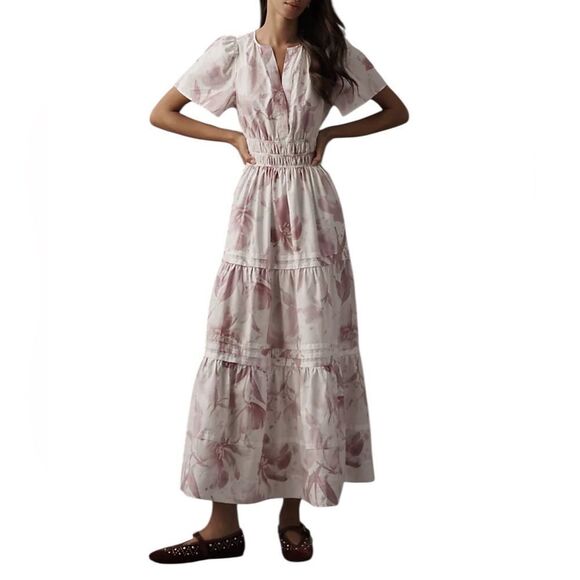 Loverly Grey x Anthropologie Somerset Maxi Dress NWT M